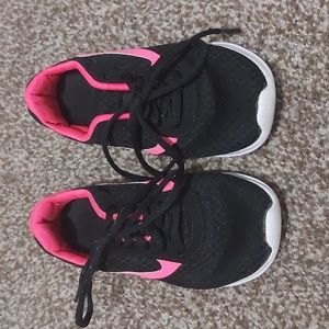 Black and Pink Athletic Works Shoes